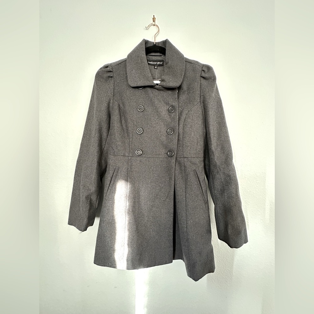 F21 long sleeve coat